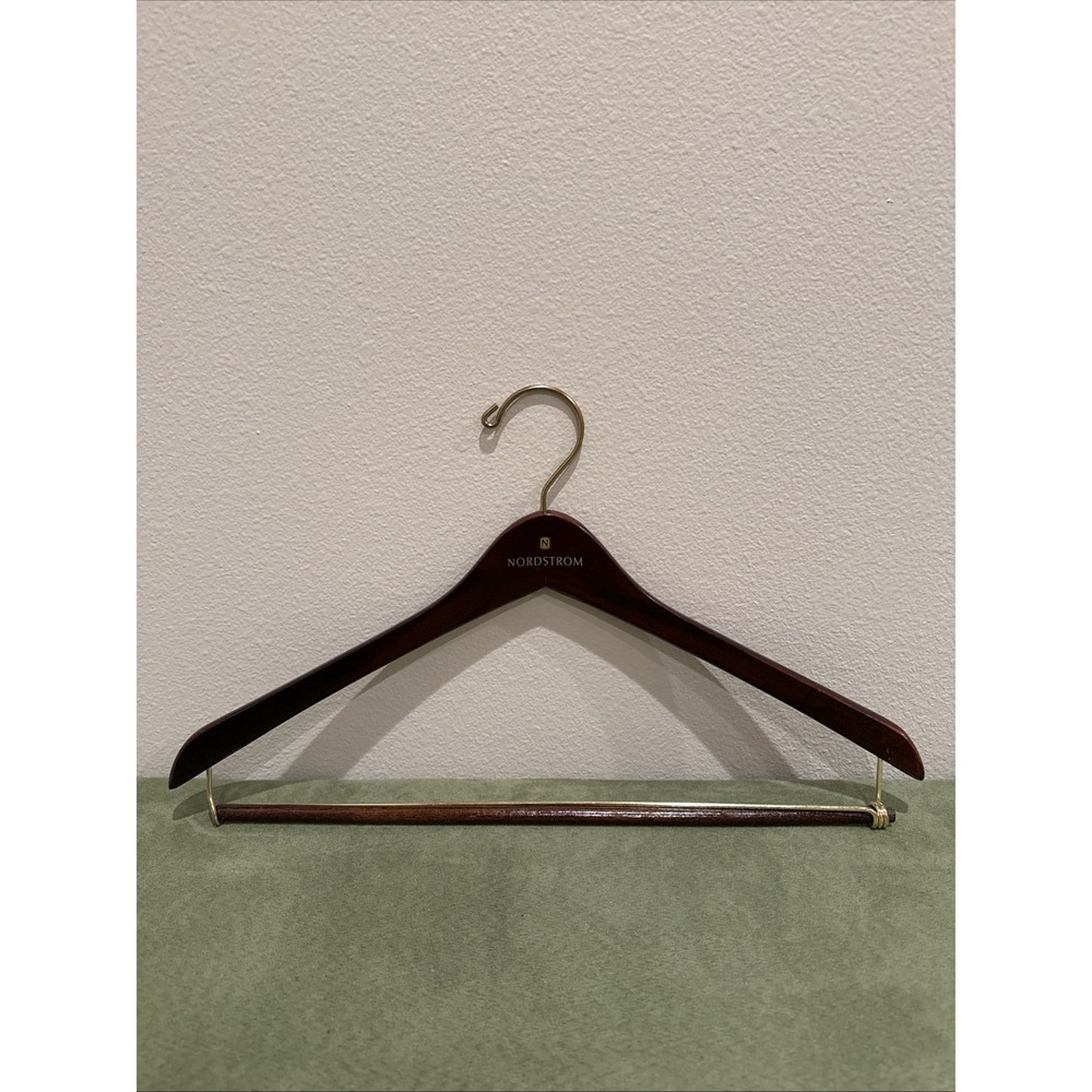 Nordstrom Dark Wooden‎ Hanger Suit Pants Jacket
